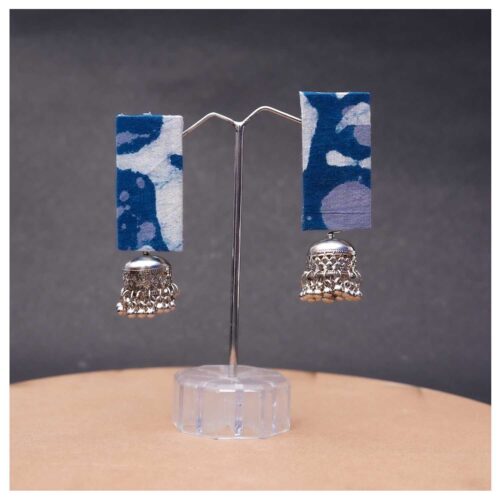 Indigo with jhumki