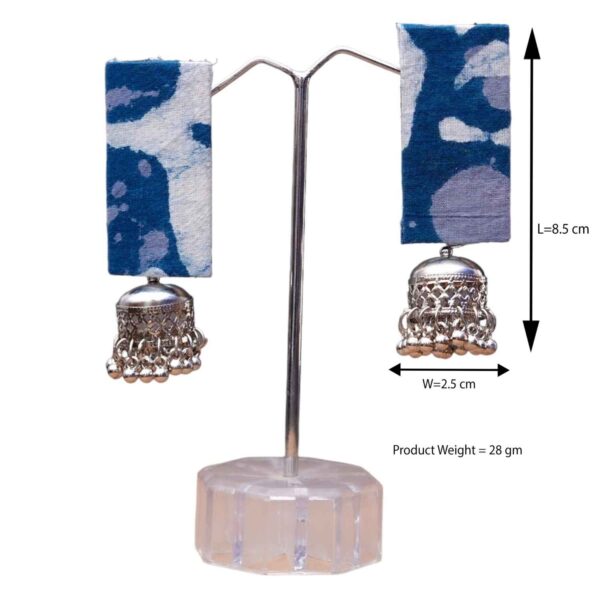 Indigo with jhumki - Image 2