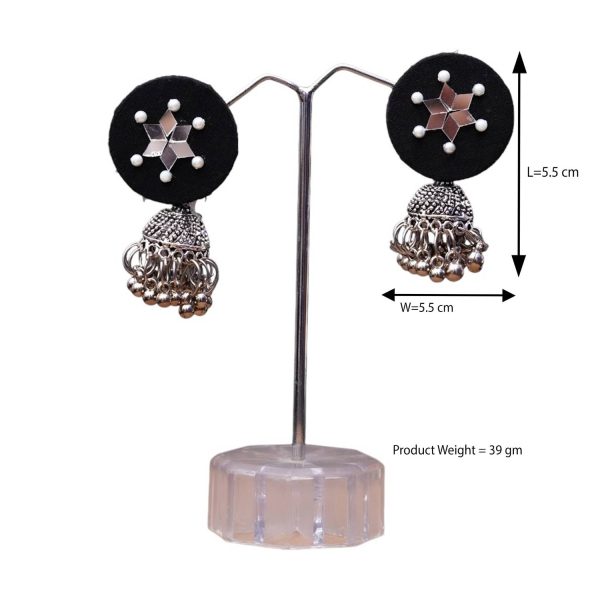 Midnight Jhumka Dangles - Image 2