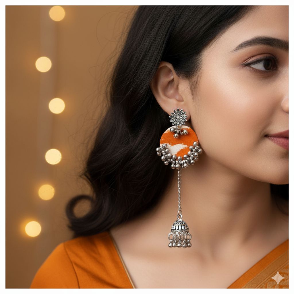 Rustic Charm Jhumki Drops